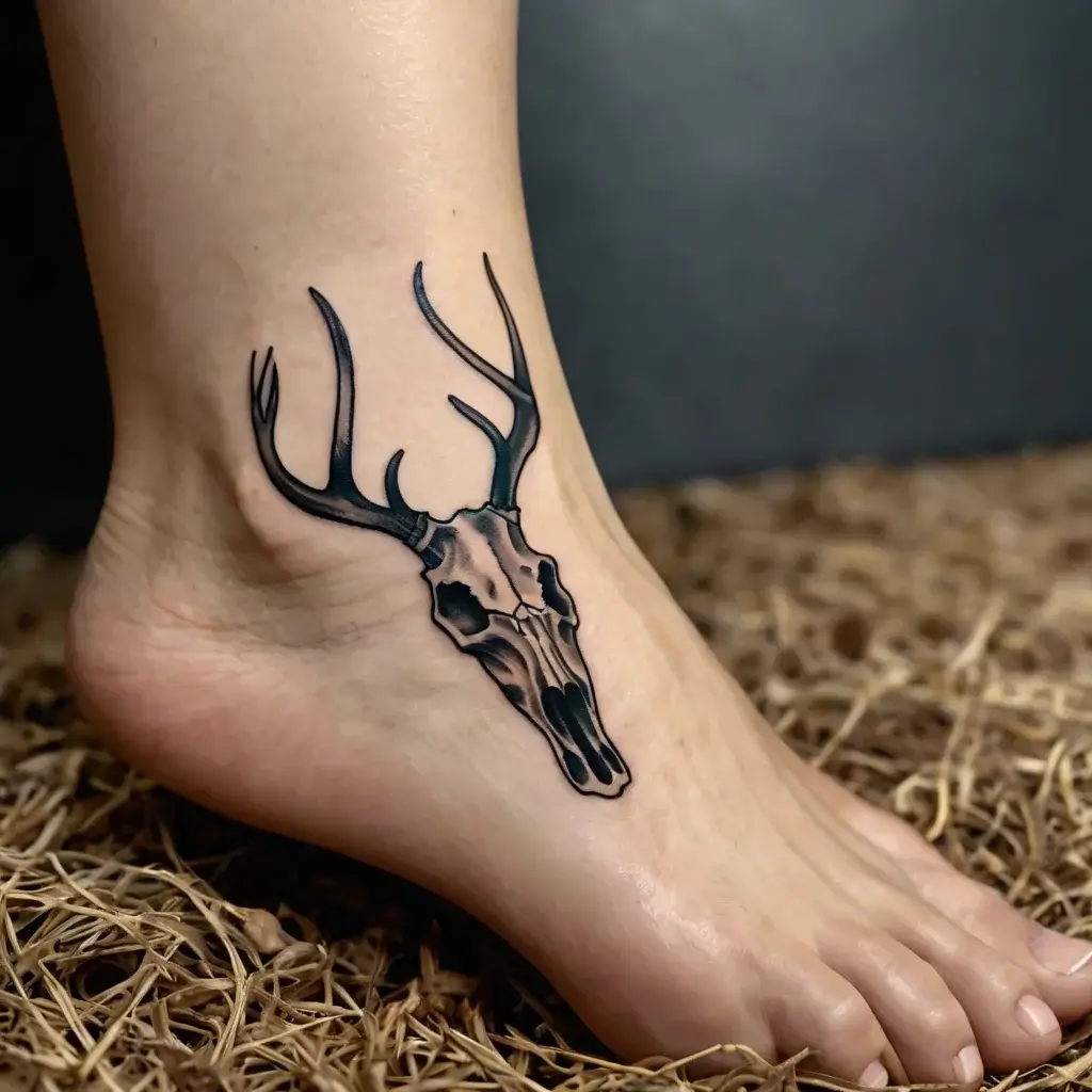 deer skull tattoos (40)