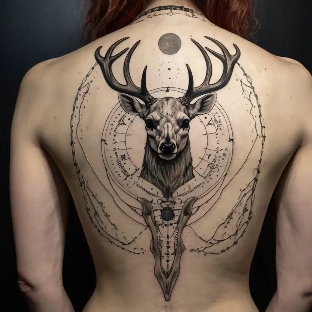 deer skull tattoos (47)