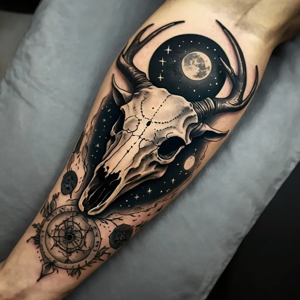 deer skull tattoos (50)