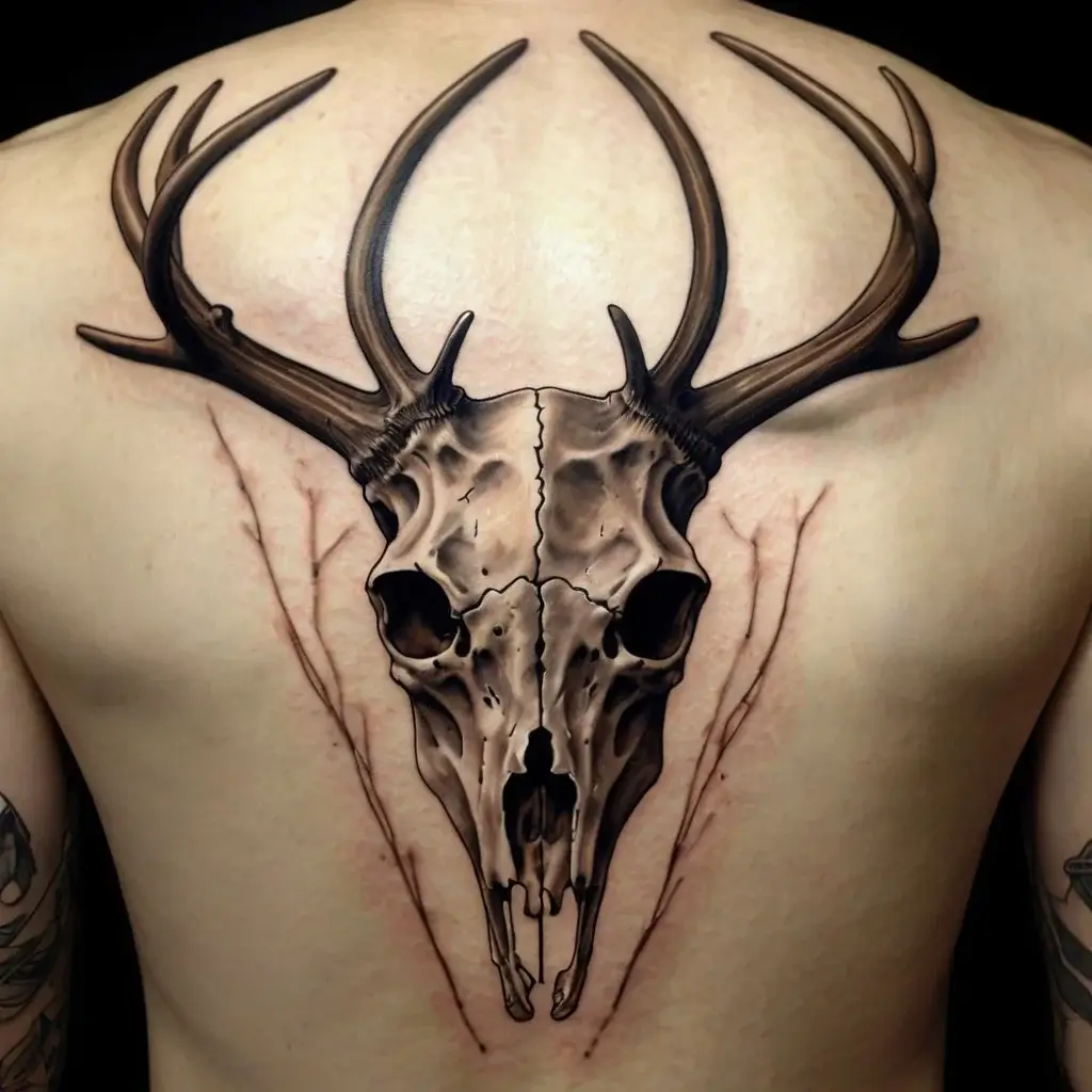 deer skull tattoos (6)