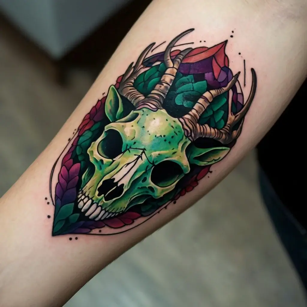 deer skull tattoos (67)