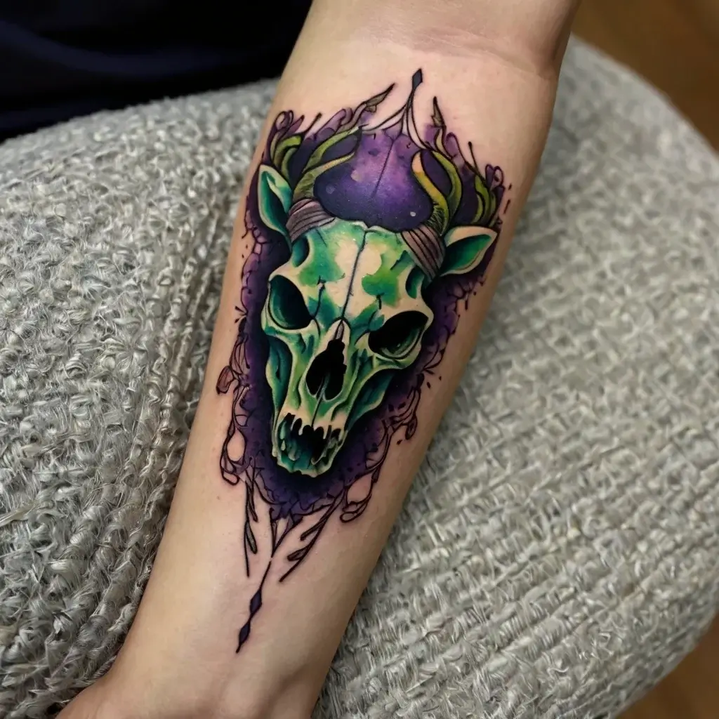 deer skull tattoos (68)