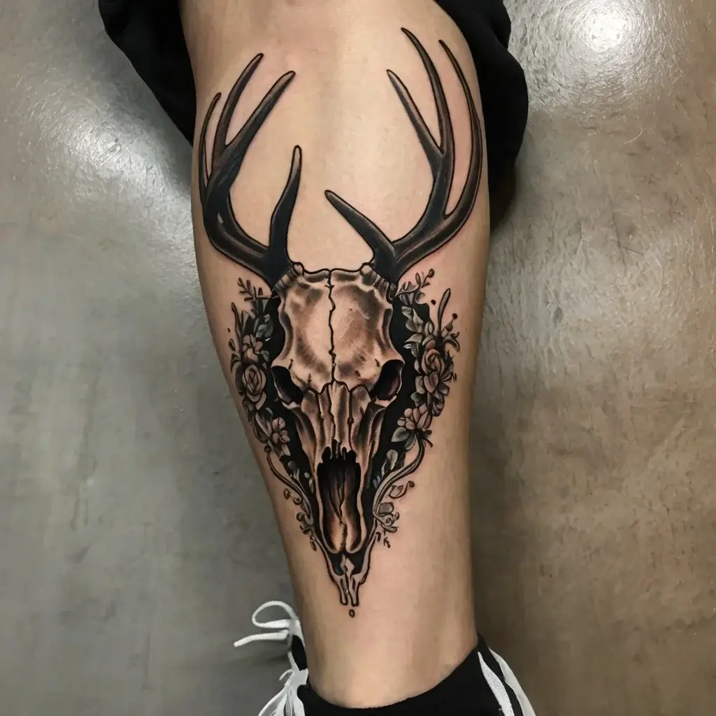 deer skull tattoos (7)