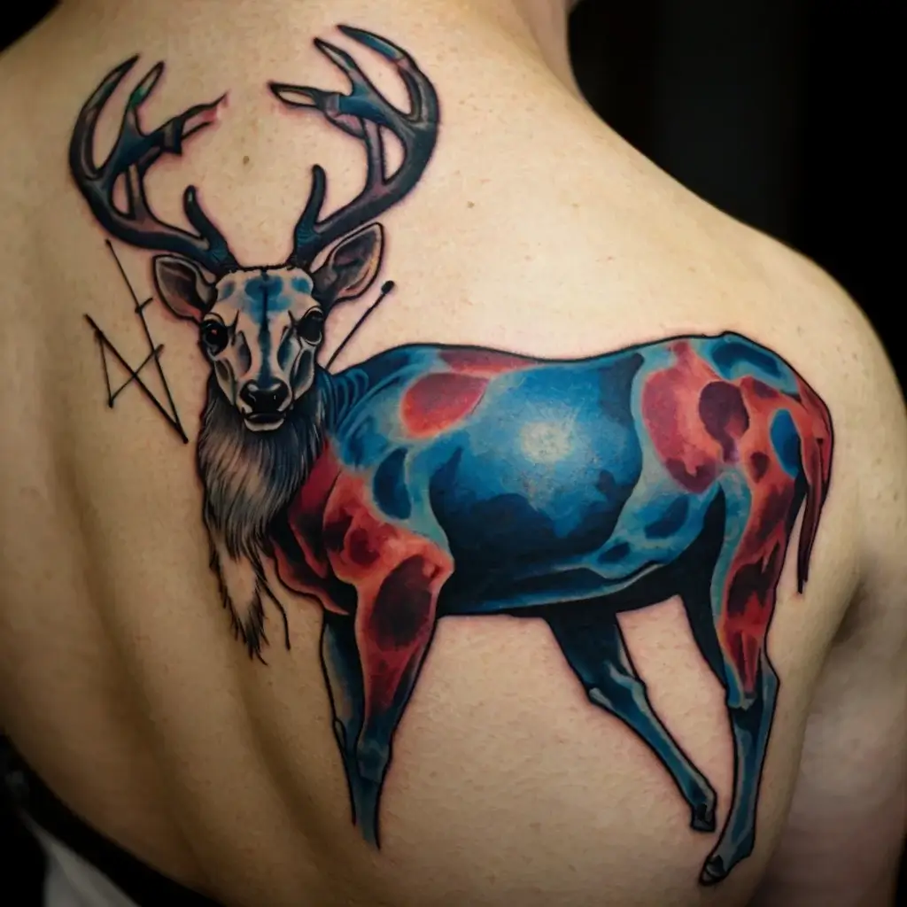 deer skull tattoos (72)