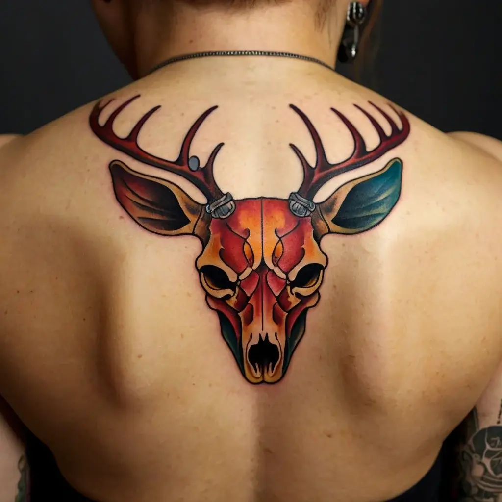 deer skull tattoos (76)