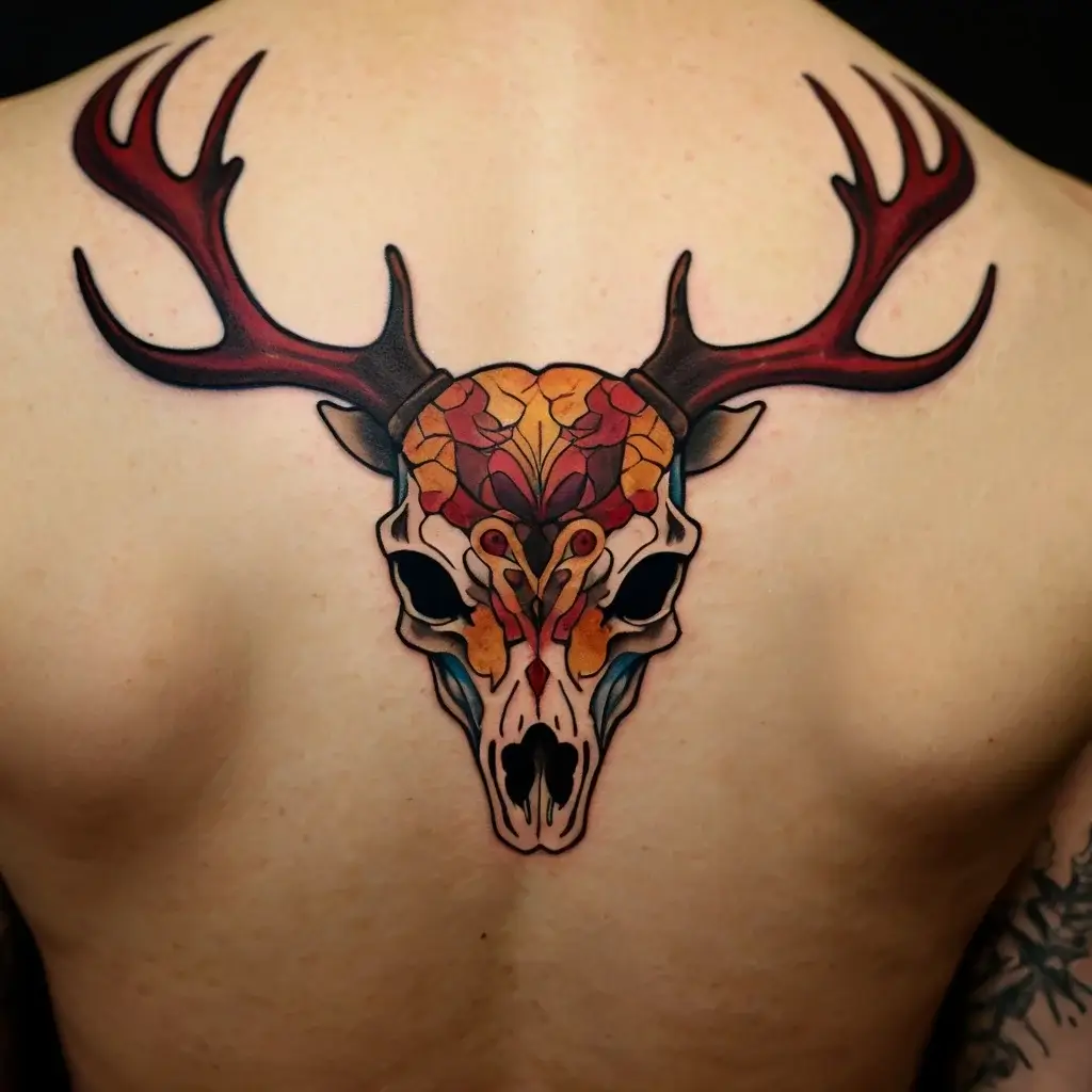 deer skull tattoos (81)