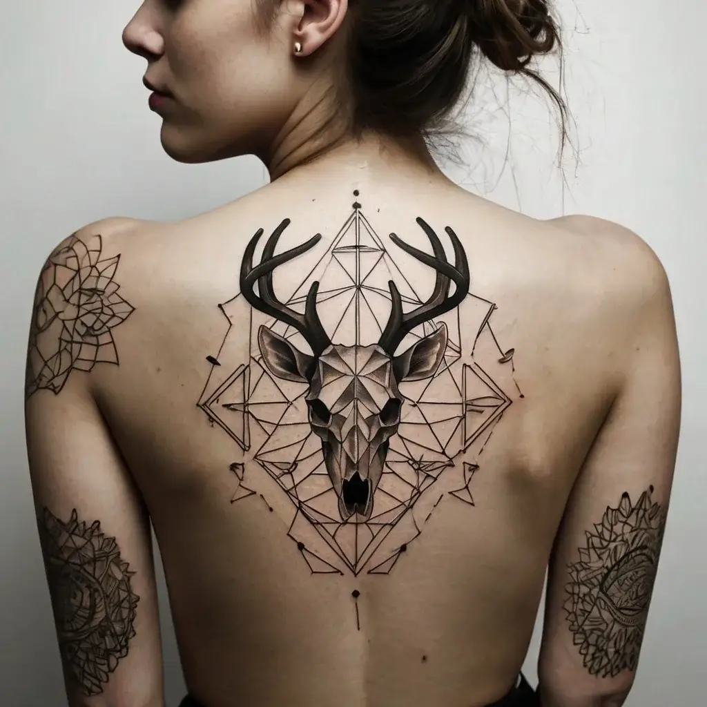 deer skull tattoos (9)