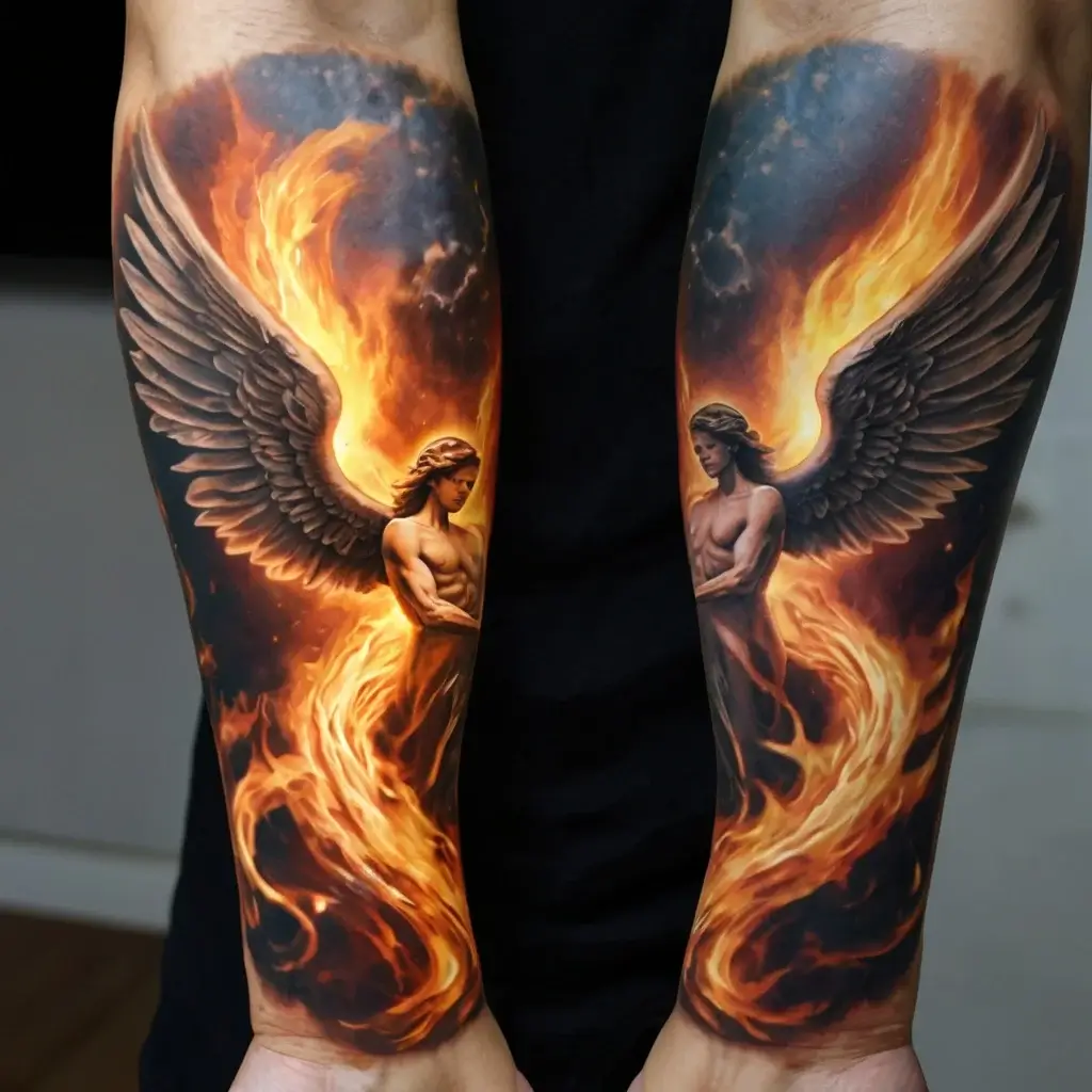 good and evil tattoos (10)