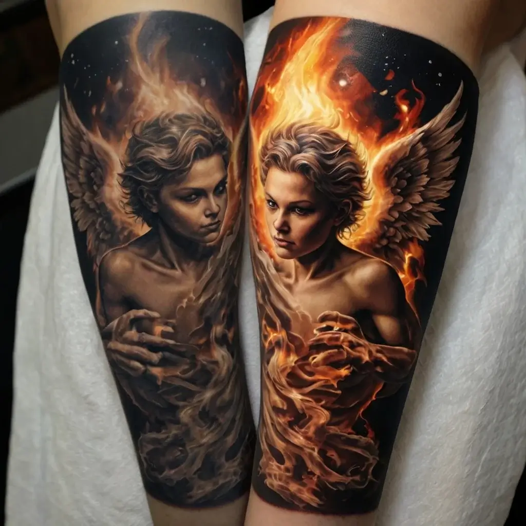 good and evil tattoos (11)