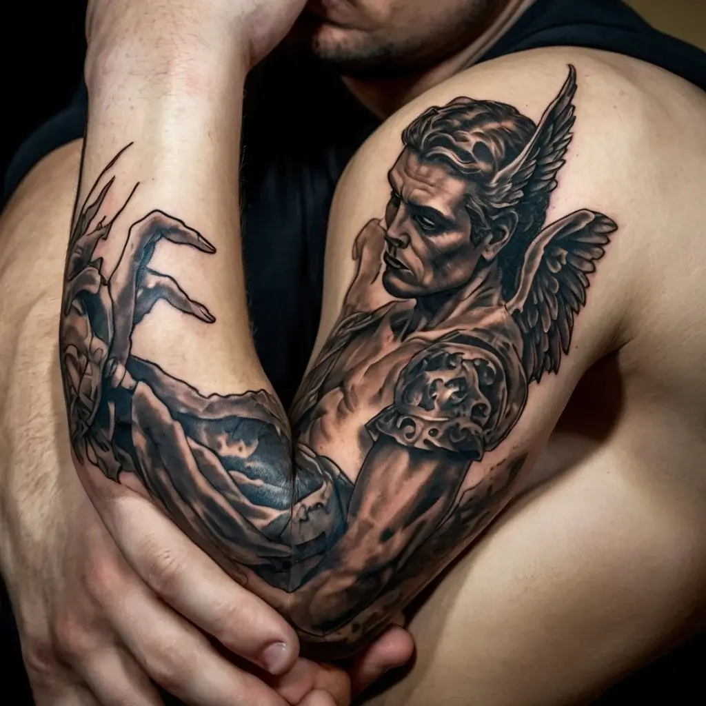 good and evil tattoos (16)