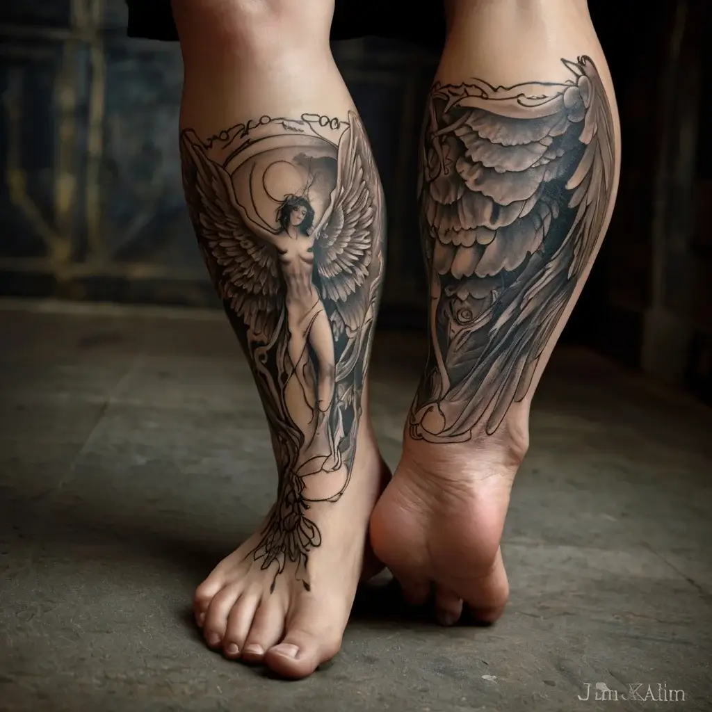 good and evil tattoos (18)