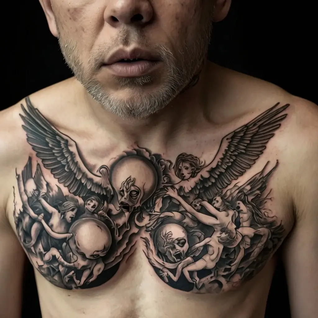 good and evil tattoos (19)