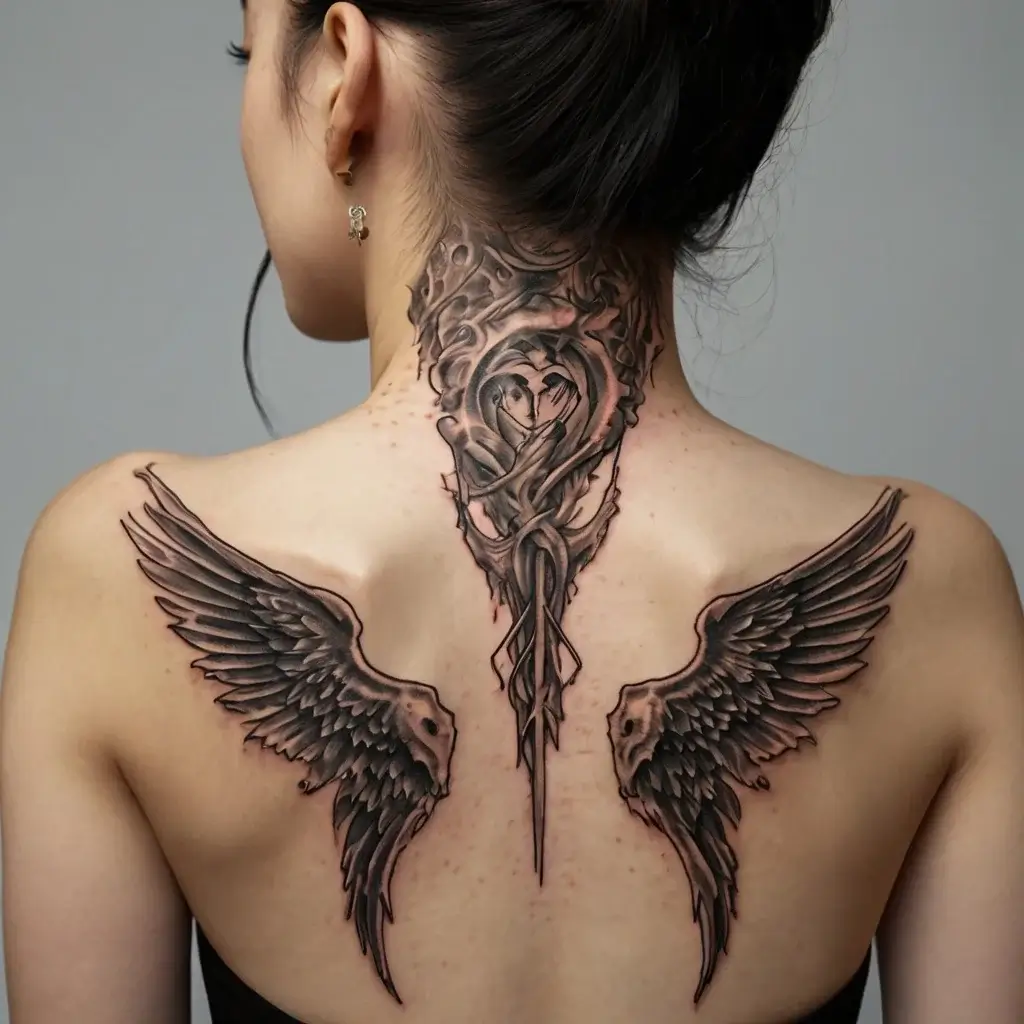 good and evil tattoos (36)