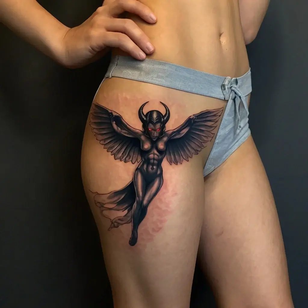 good and evil tattoos (41)