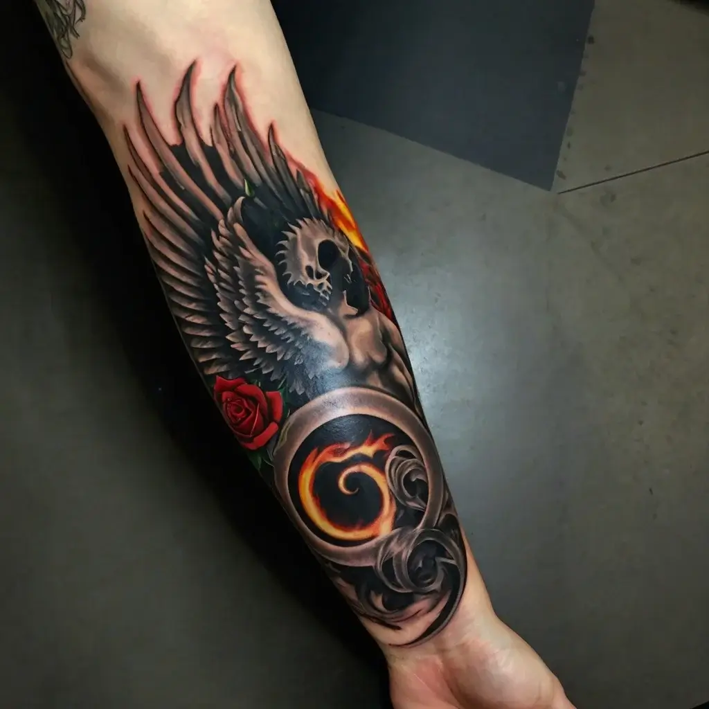 good and evil tattoos (42)