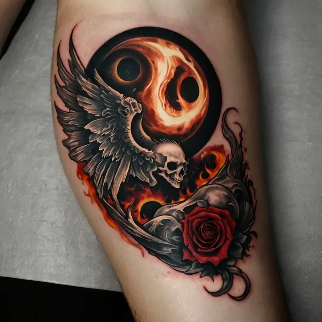 good and evil tattoos (43)