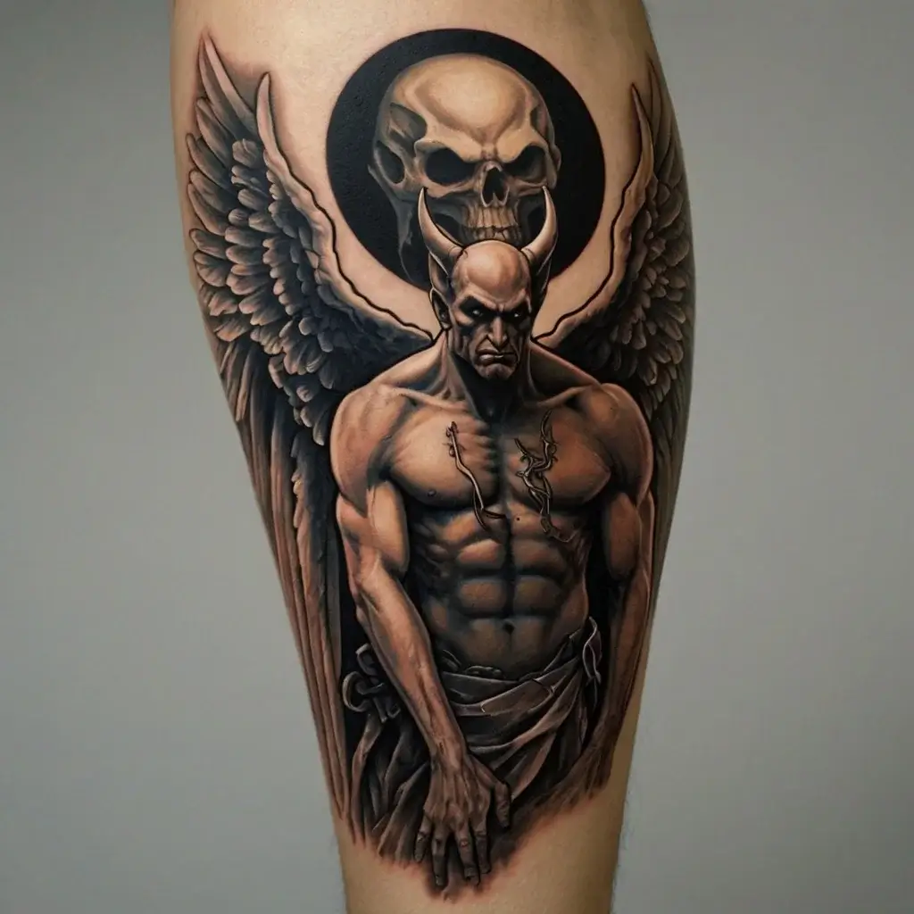 good and evil tattoos (45)