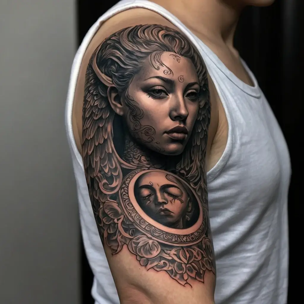 good and evil tattoos (49)