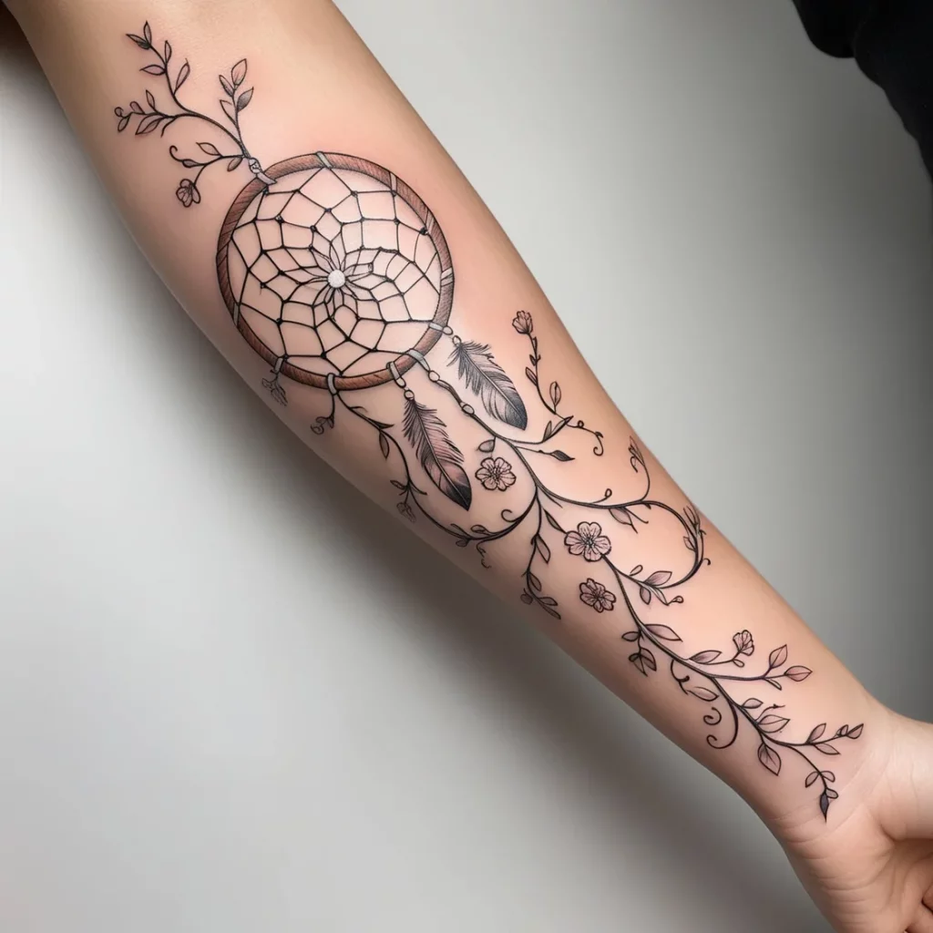 vine arm tattoos 9