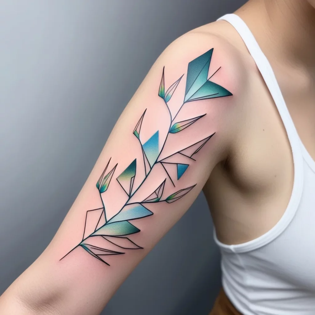 vine arm tattoos 14