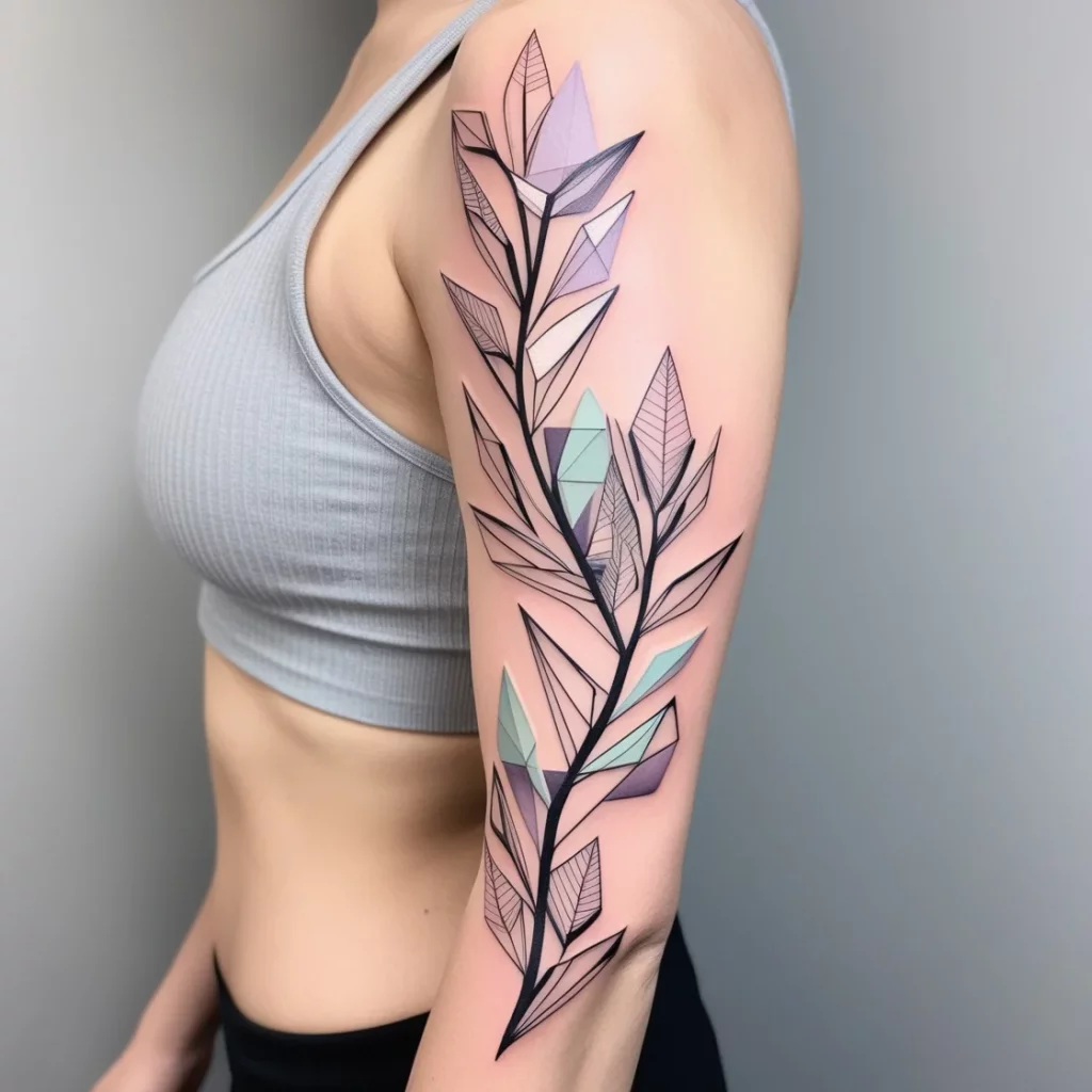 vine arm tattoos 18