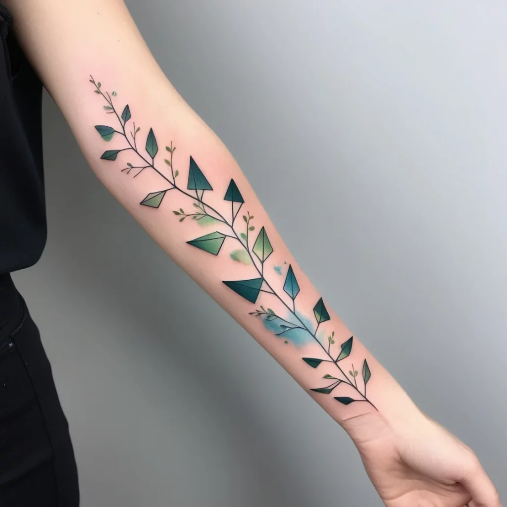 vine arm tattoos 19