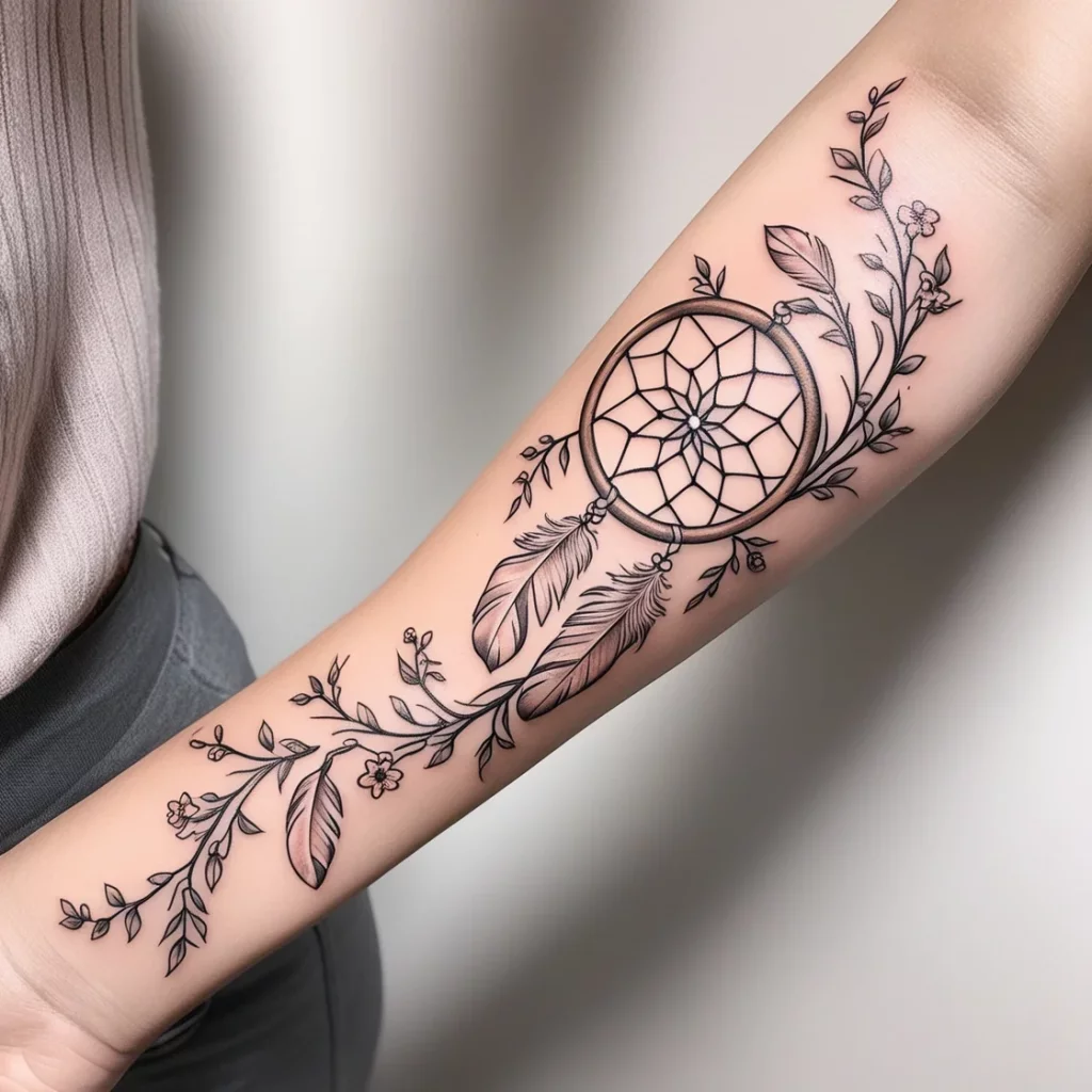 vine arm tattoos 6