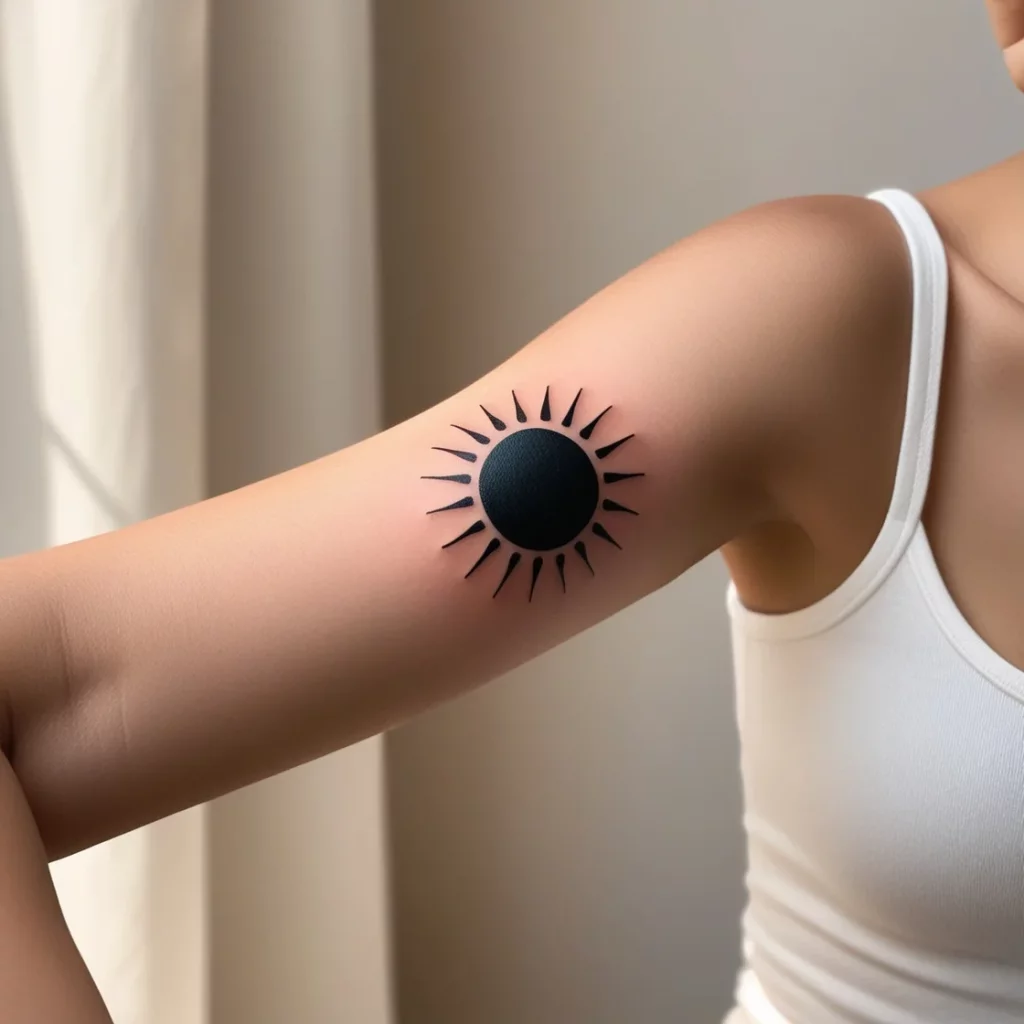 simple sun tattoos 2