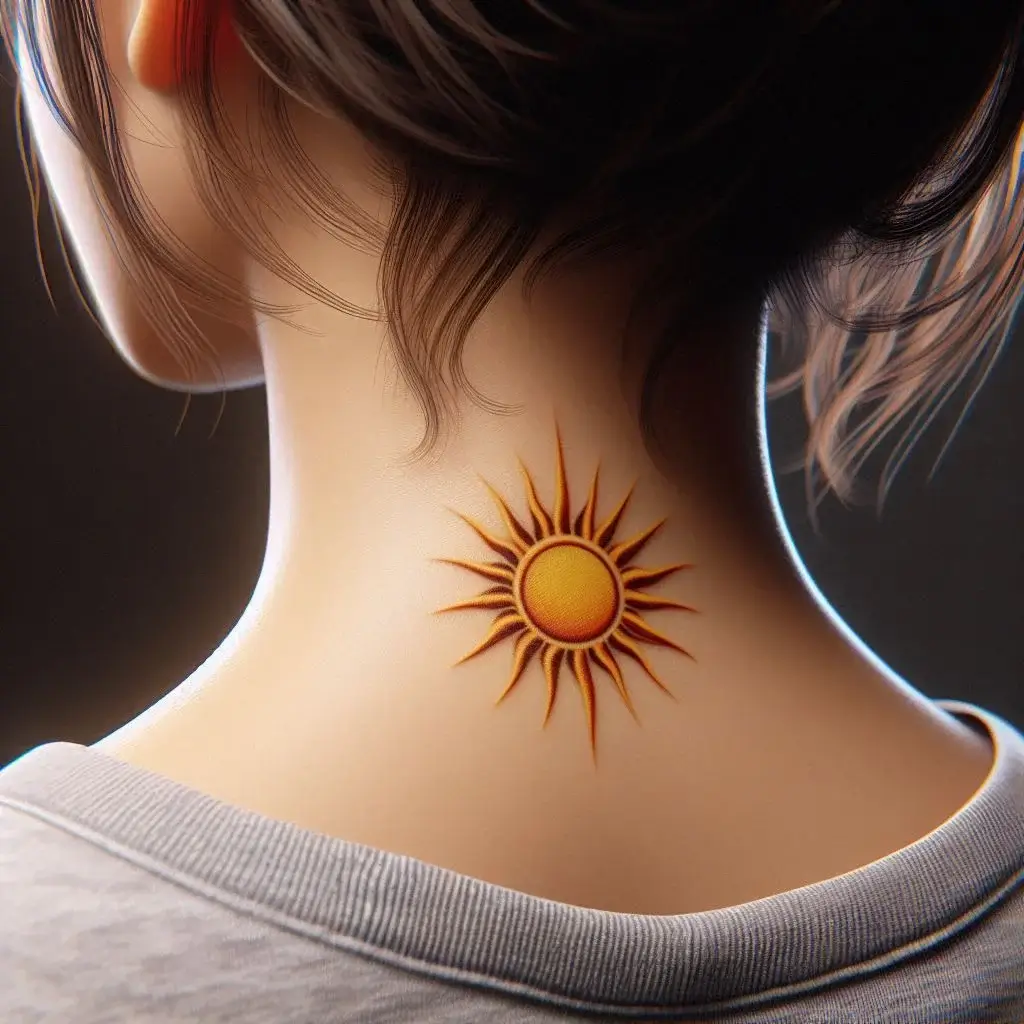 simple sun tattoos 4