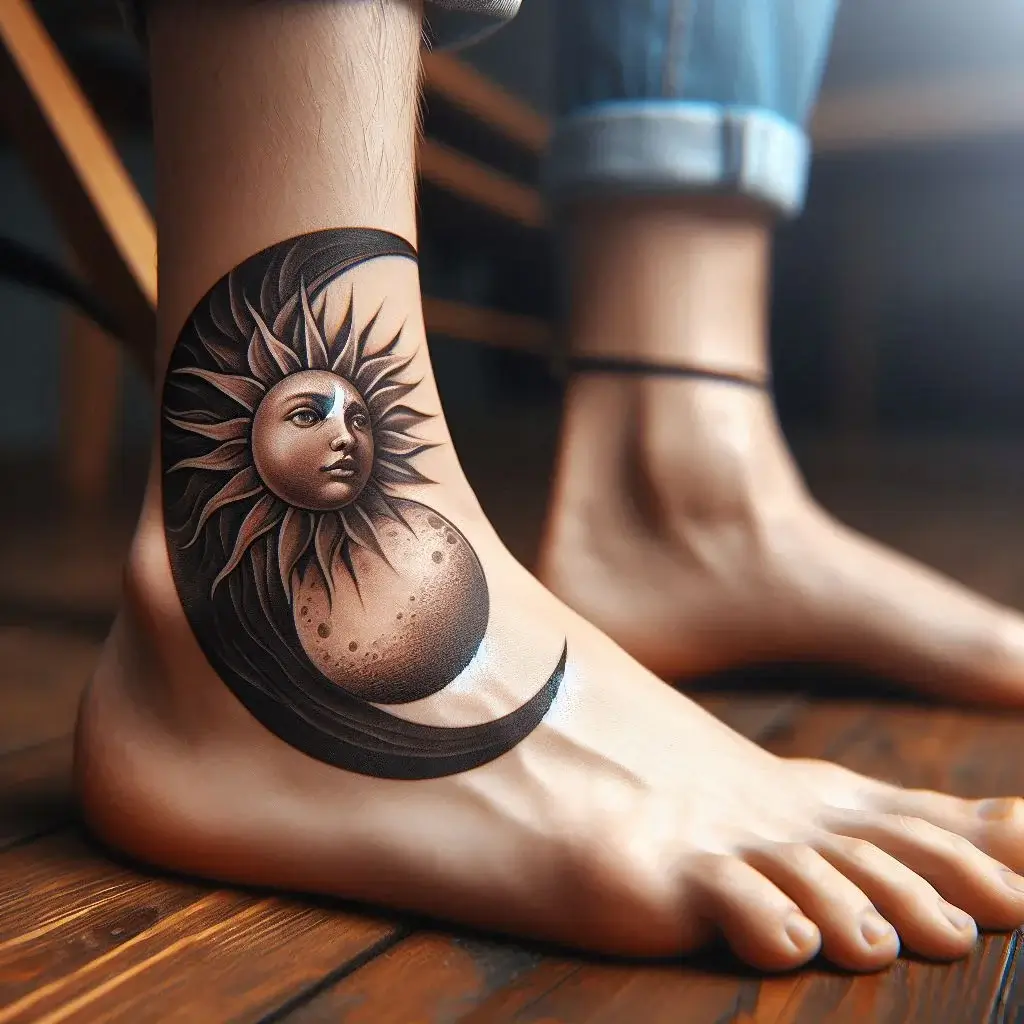 sun moon tattoos 4