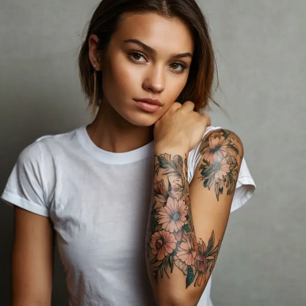 women forearm tattoos 3