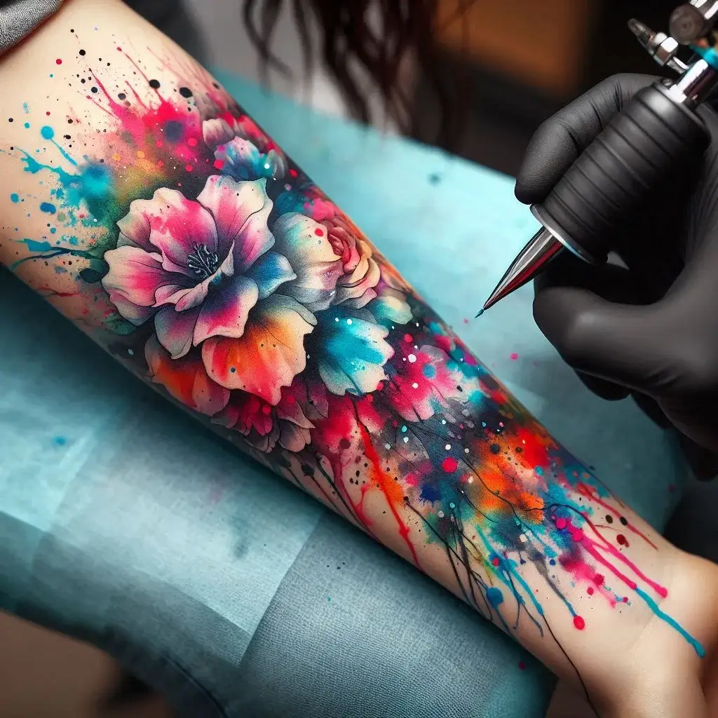 women forearm tattoos 14