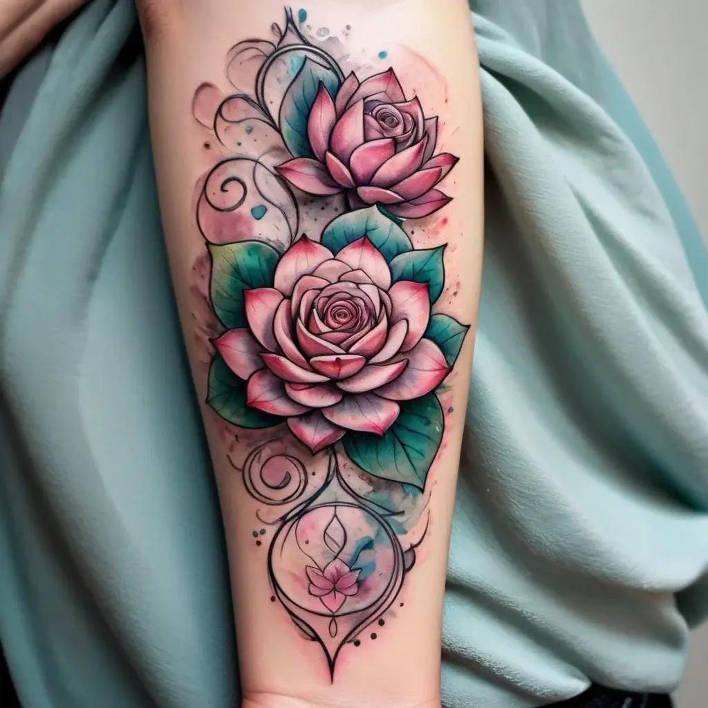 women forearm tattoos 34