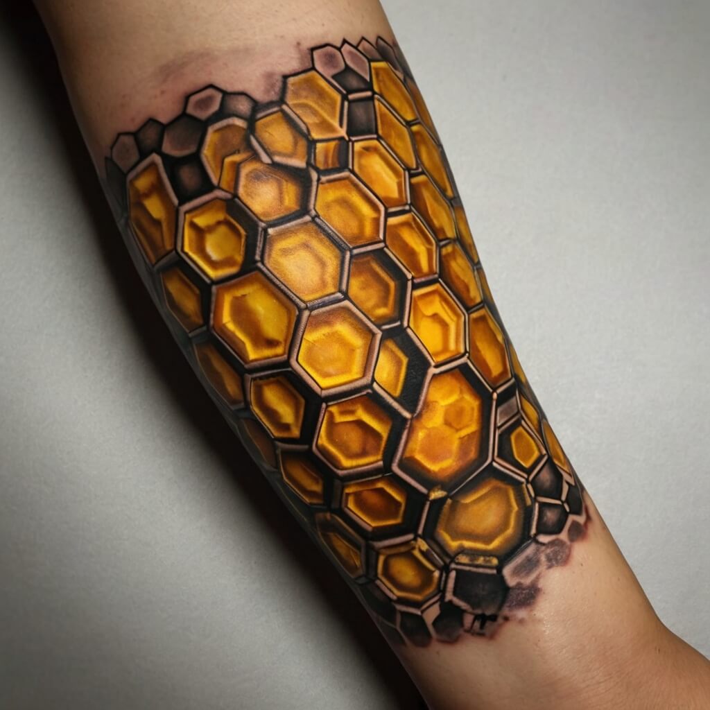 honeycomb tattoos (102)