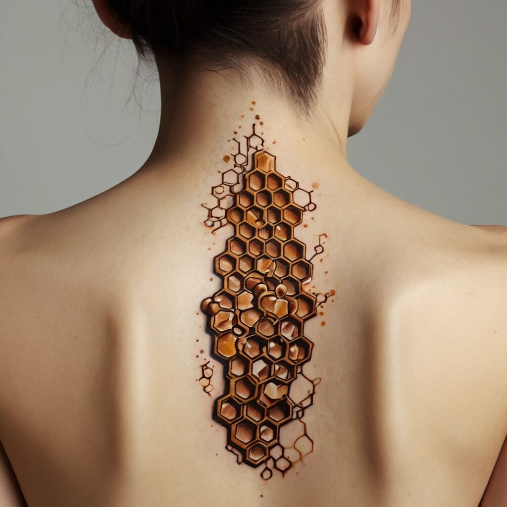 honeycomb tattoos (109)