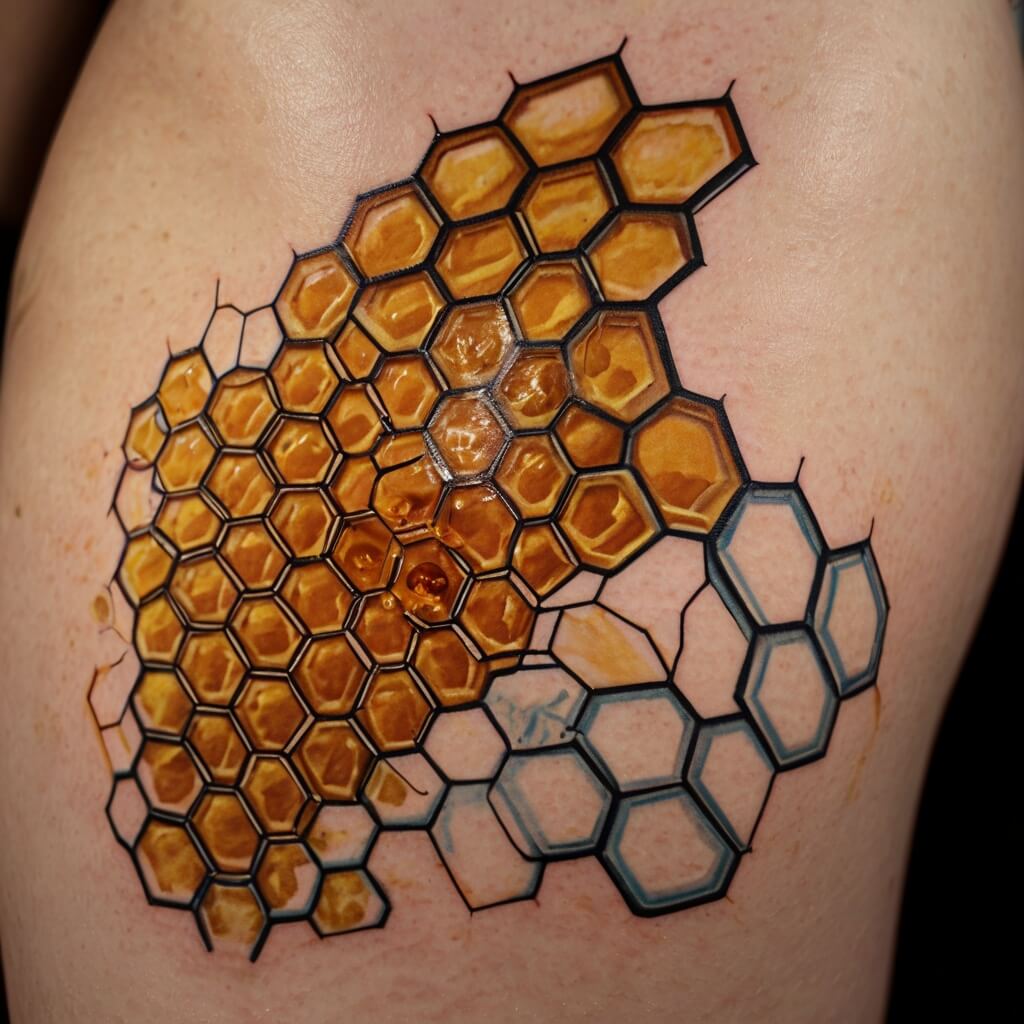 honeycomb tattoos (110)