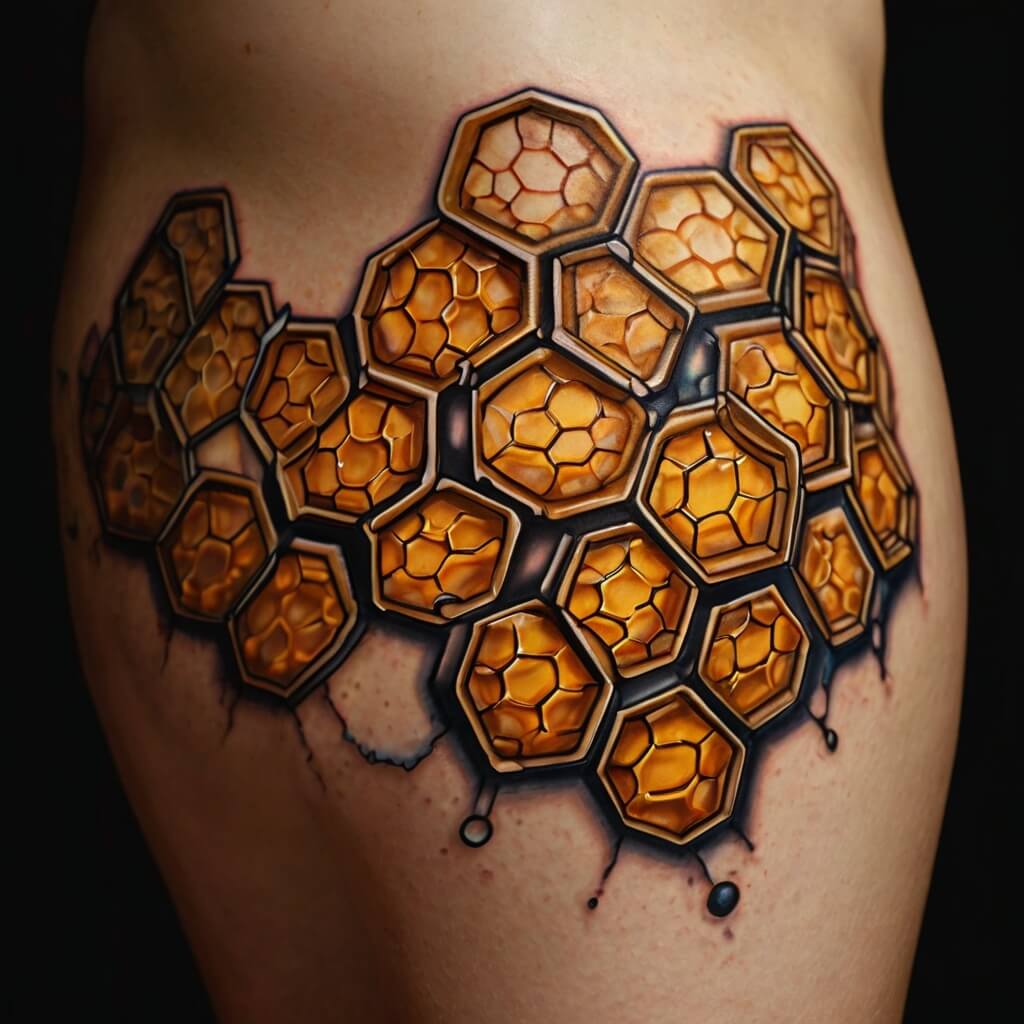 honeycomb tattoos (111)