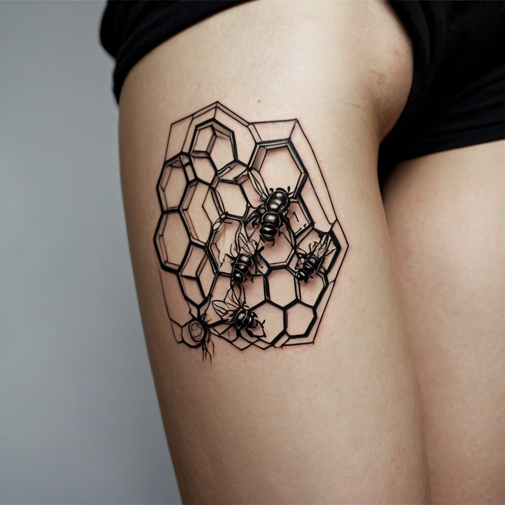 honeycomb tattoos (18)