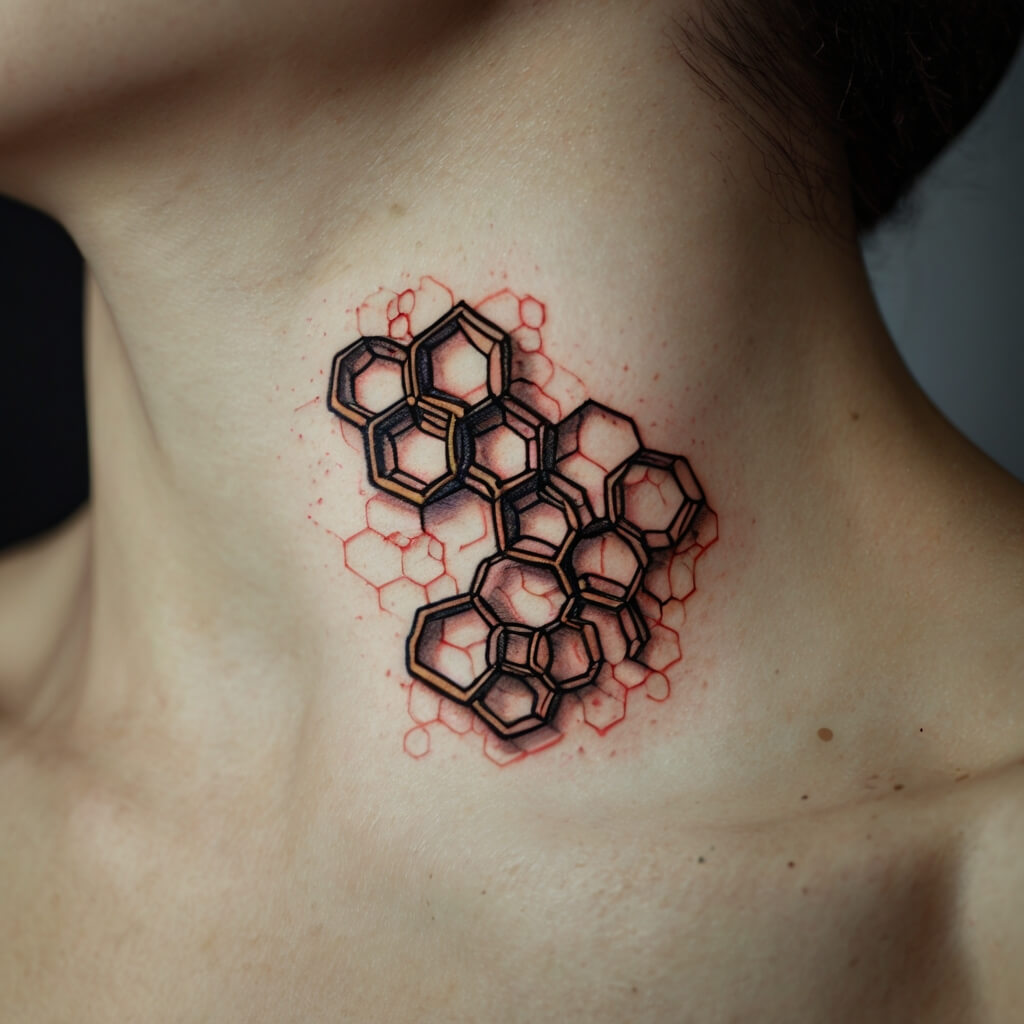 honeycomb tattoos (20)