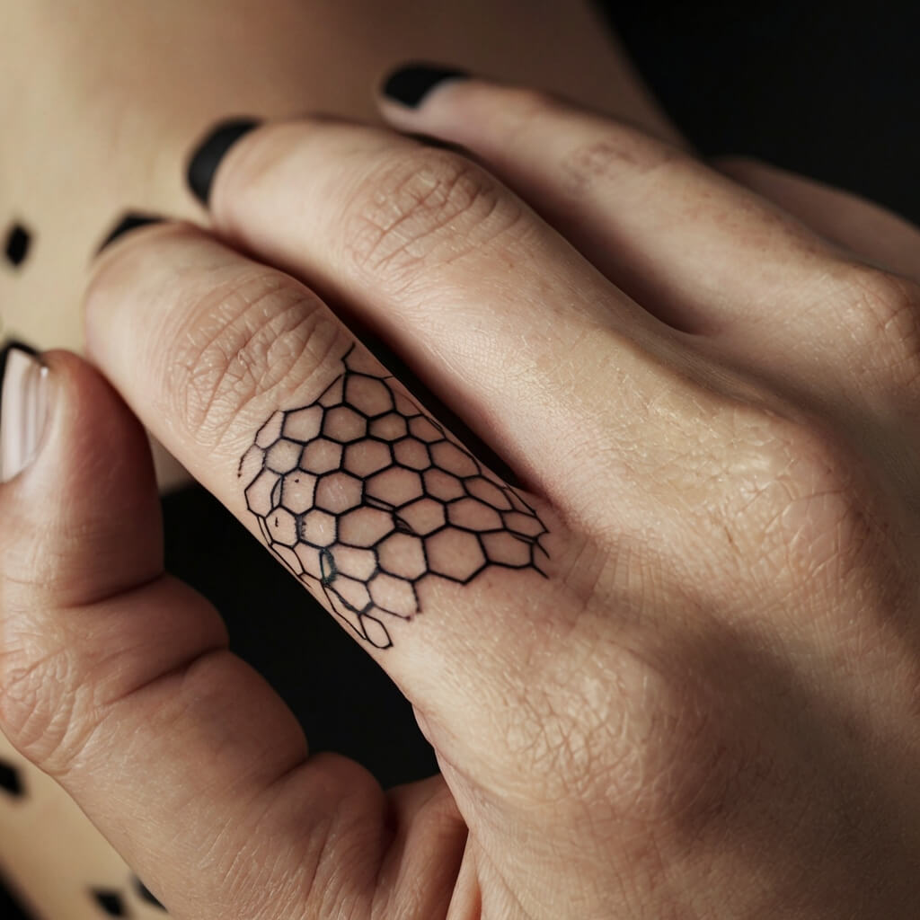 honeycomb tattoos (23)