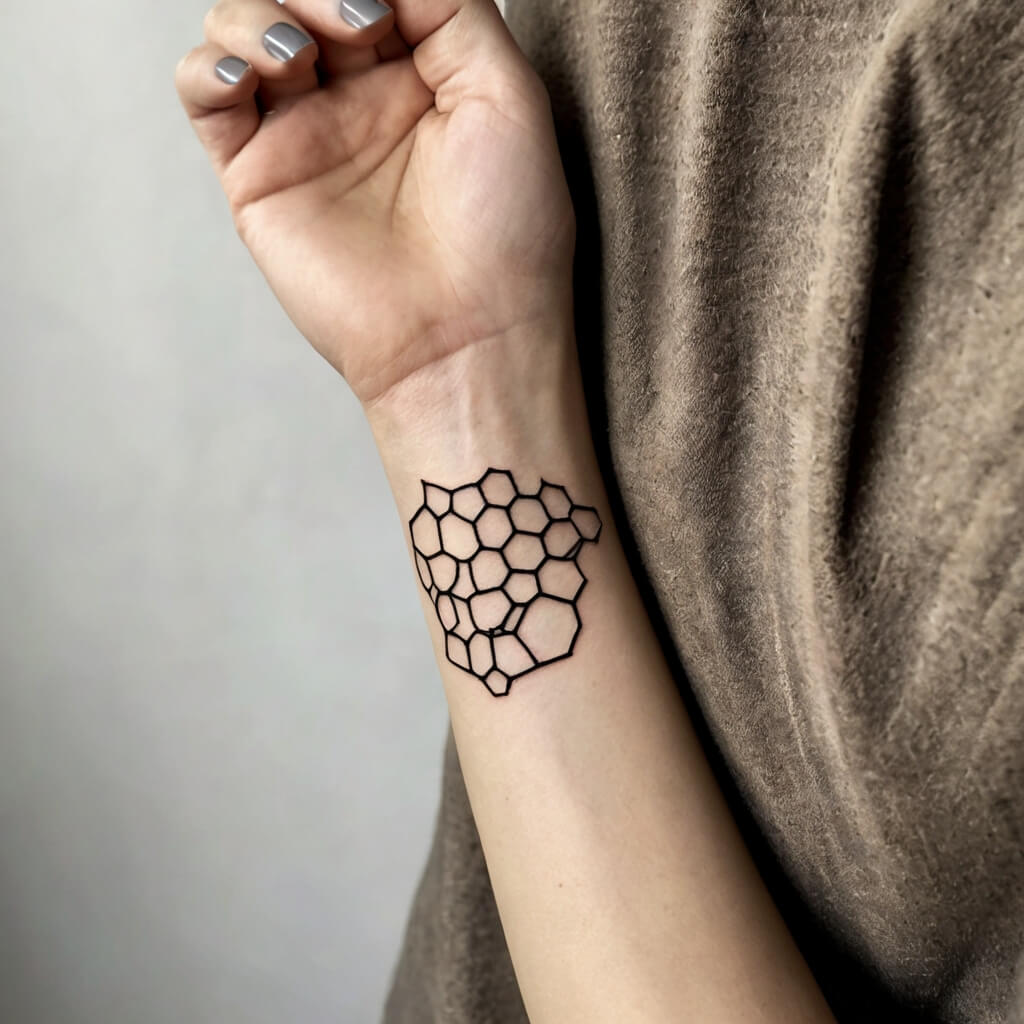 honeycomb tattoos (29)