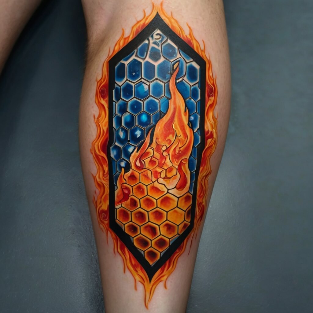 honeycomb tattoos (31)