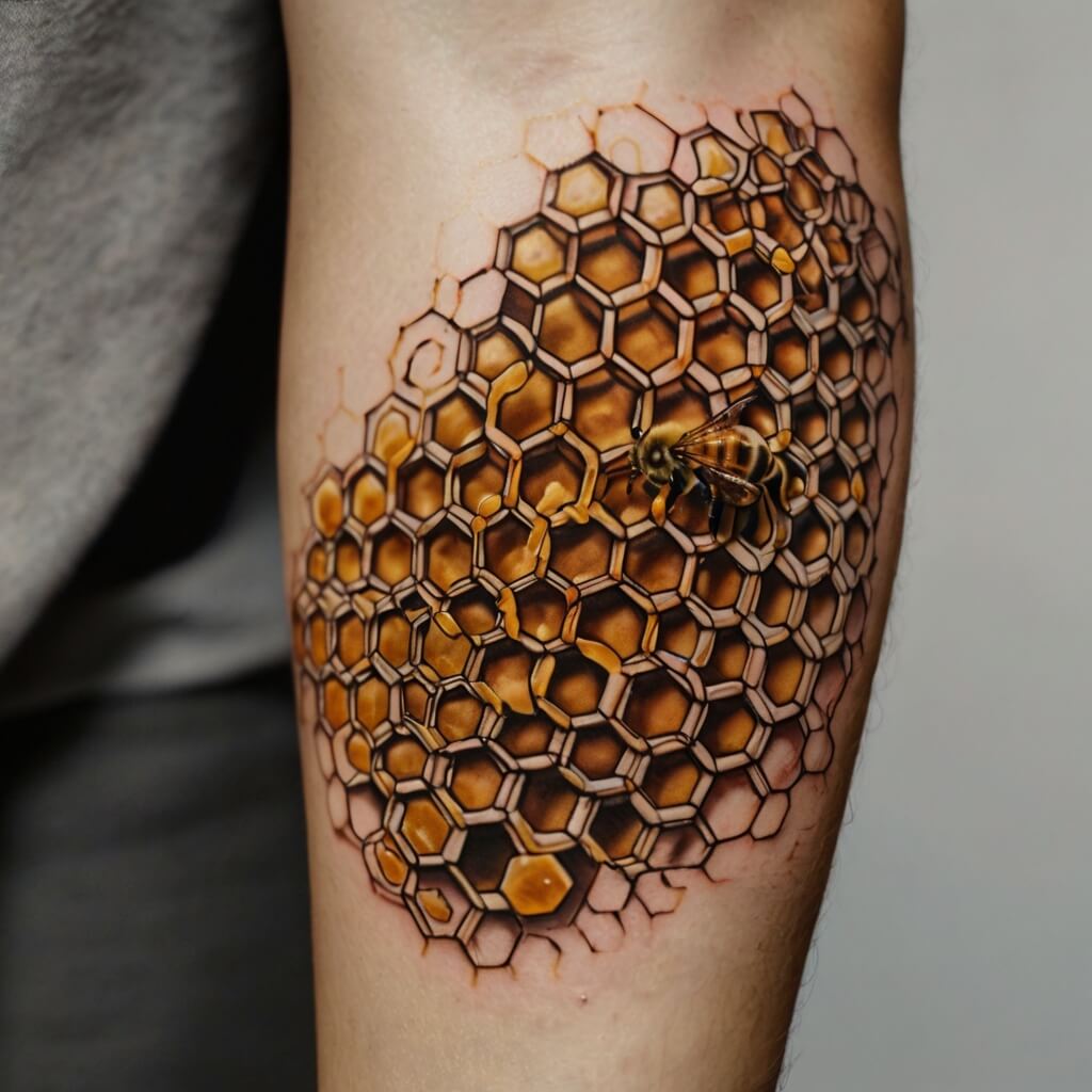 honeycomb tattoos (32)