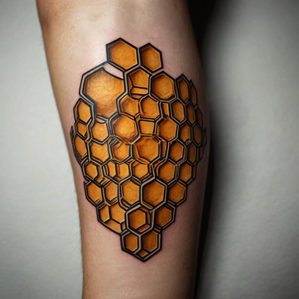 honeycomb tattoos (33)