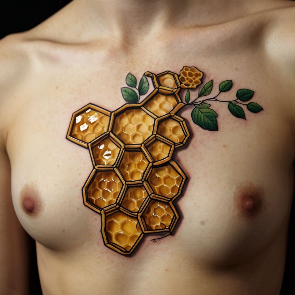 honeycomb tattoos (38)