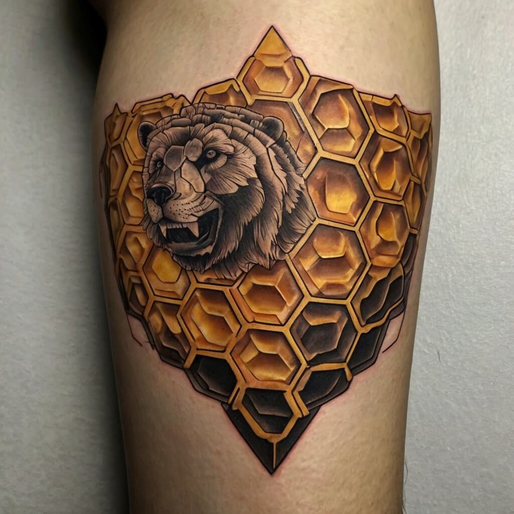 honeycomb tattoos (41)