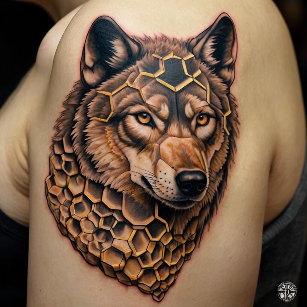 honeycomb tattoos (45)