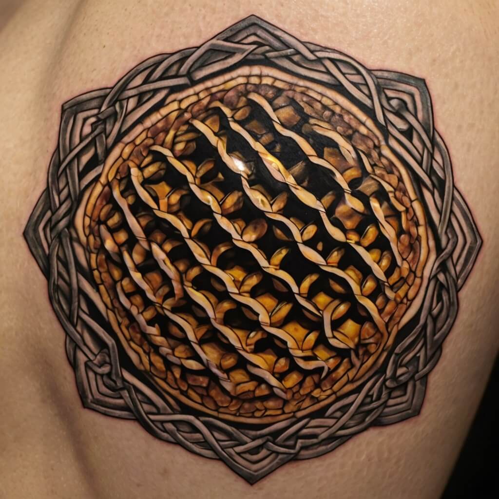 honeycomb tattoos (49)