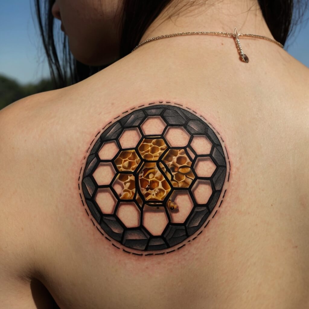 honeycomb tattoos (5)