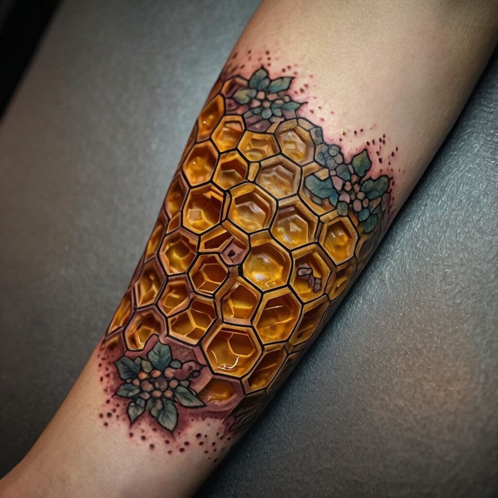 honeycomb tattoos (54)